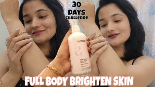 30 DAYS CHALLENGE WITH UNIQUE BODY WASH GET BRIGHT SKIN WITH EVERY USE 🔥😍 skincarechallenge [upl. by Akeimat]