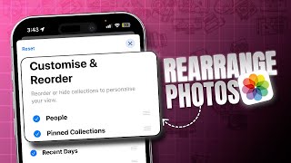 How to Rearrange Photos in iPhone Album  Arrange Photo Albums on iPhone iOS 18 [upl. by Cotsen]