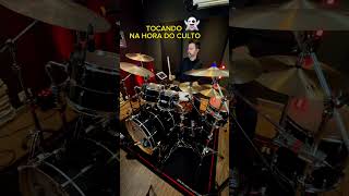 Não to dando indireta pra ngm 👀 drums baterianolouvor jcbatera drumcover gospel tribal [upl. by Legna]