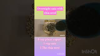 Chia Seed Oats The Overnight Oat Upgrade You NEED [upl. by Orpheus]