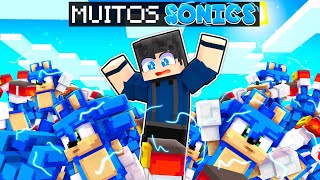 MUITOS SONICS no MINECRAFT [upl. by Eda692]