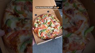 Street Style Farmhouse Pizza🤤❤️youtubeshorts trending viralvideo pizza veggies streetfood [upl. by Pam]