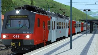 ÖBB 4020 Testfahrt Tauernbahn quotdurch den Tauerntunnelquot Führerstandsmitfahrt Train Simulator 2017 [upl. by Sabelle]