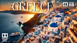 Greece Santorini  Athens 🇬🇷 in 4K HDR 60FPS Dolby Vision™  Ultimate 4K Experience worldopedia7 [upl. by Rolanda]