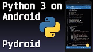 Python 3 on Android using Pydroid [upl. by Attenyt]