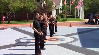 SJMS Black Knights Drill Team Performance [upl. by Einnol]