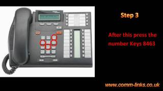 How to change time and date on my Nortel T7316E Phone [upl. by Allerbag52]