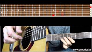 Nokia Tune Уроки игры на гитаре Guitaristkz [upl. by Isac]