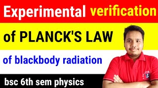 experimental verification of plancks radiation law [upl. by Sterrett225]