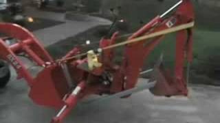 Carrying BACKHOE with BXpanded Forks and Bucket Hooks [upl. by Adnawot221]