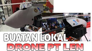 Mantap Ini Penampakan Weaponized Drone Buatan PT LEN [upl. by Yemac492]