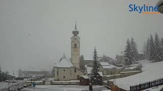 Time lapse Snowfall in Colfosco  Italy [upl. by Eixela]