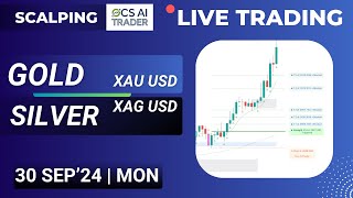 Live Gold amp Silver Trading Today  XAUUSD amp XAGUSD Live Trading amp Market Analysis  30 Sep 2024 [upl. by Whitehurst]