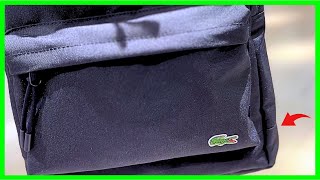 3 Things You Need To Know About The Lacoste Neocroc Canvas Backpack [upl. by Assela185]