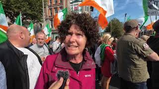 quotNOT RACISTquot DUBLIN WOMAN DOESNT THINK SHE CANT BE CALLED RACIST COS SHES A GRANNY  IRELAND [upl. by Atikram]