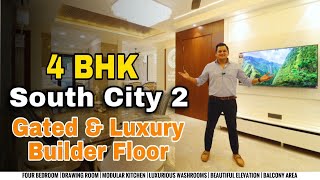 4BHK Builder Floors in Gurgaon  South City 2 Gurgaon  Gated Society Builder Floor in Gurgaon [upl. by Jocko930]