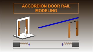 ACCORDION DOOR FAMILY ADVANCED REVIT TUTORIAL  PART 510 RAIL MODELING [upl. by Led]