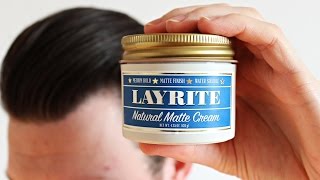 Layrite Natural Matte Cream  recenzja kremu do włosów [upl. by Eniamej]