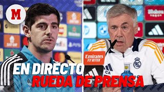 EN DIRECTO I Rueda de prensa de Ancelotti y Courtois previa al partido ante el Borussia Dortmund [upl. by Rednijar]