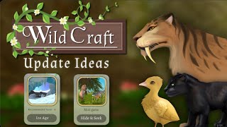 Update Ideas in WildCraft  Minigames Pets New Maps and More [upl. by Halac]