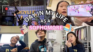 Day in my life as a SOPHOMORE in HIGHSCHOOL  vlog movie premiere grwm [upl. by Immac519]