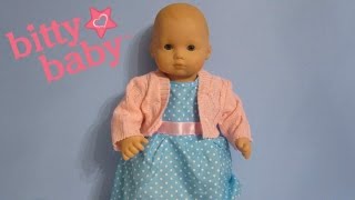 Bitty Baby clothes You and Me Blue Dress from Toys R Us [upl. by Wesle]