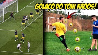 RECRIAMOS O GOL DE FALTA DO TONI KROOS X SUÉCIA [upl. by Baiel371]