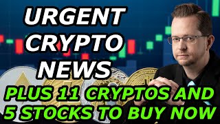 URGENT CRYPTO NEWS  11 CRYPTOS  5 STOCKS TO BUY NOW  Top Crypto amp Stock Picks for August 17 2021 [upl. by Najtsirk899]