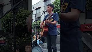 Kankanaey song Kaman Nina cover by Glen Anictor Jr at Session Road Baguio City [upl. by Eniaj]