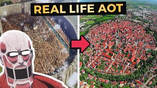 We visited the Real Life ATTACK ON TITAN Town in Nördlingen Germany [upl. by Rothschild960]