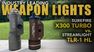 Streamlight TLR1 HL v Surefire X300 Turbo [upl. by Ydnab976]