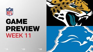 Jacksonville Jaguars vs Detroit Lions  2024 Week 11 Game Preview [upl. by Decrem]