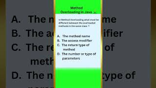 Method Overloading in Java computerscienceeducation [upl. by Eterg782]