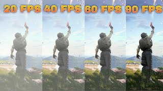 90 FPS vs 60 FPS vs 40 FPS vs 20 FPS  Bgmi FPS Comparison [upl. by Aticilef]