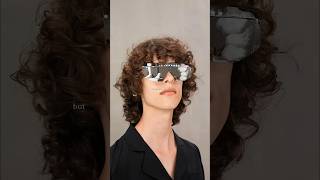 Fake view glasses at Prada Spring 2025 collection fashion prada fashiontrends [upl. by Drofla]