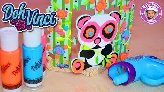 Dohvinci Popups Aufsteller PANDA  süße Deko zum selber machen DIY Knetmasse PlayDoh [upl. by Cherice751]