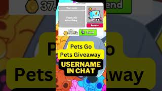 Pets Gos Free pets giveaway30 roblox petsgo giveaway youtube youtubeshorts shorts video [upl. by Ahsenad]