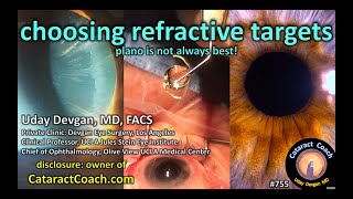 choosing refractive targets in cataract surgery [upl. by Wilma981]