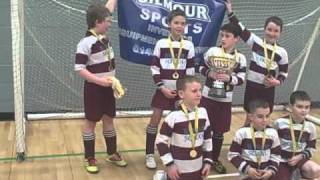 MEDALS AND CUP PRESENTATION NATIONAL SHINTY TOURNAMENT P5 AND UNDER FEB 2011AVI [upl. by Ytirahc]