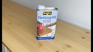 Rustins Quick Dry Worktop Oil [upl. by Nonahs673]