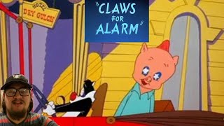 Looney Tunes Claws for Alarm 1954  First Time Watching  Porky amp Sylvesters Haunted Adventure [upl. by Jorry414]