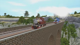 Thomas and the Magic Railroad Chase Scene Trainz Remake [upl. by Corso]