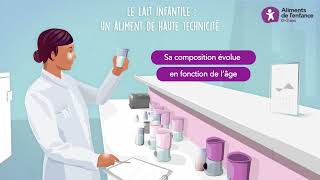 Infographie  Lait infantile  un aliment de haute technicité [upl. by Pippy]