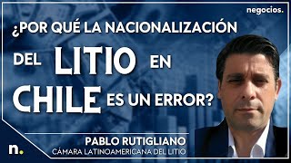 ¿Por qué la nacionalización del litio en Chile es un error “Hay que tipificarlo como commodity” [upl. by Caruso857]