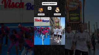 VISCA BARÇA Vs HALA MADRID shorts dance music halamadrid viscabarça laliga [upl. by Anila]