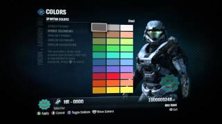 Halo Reach Unlock All Armorvisorseffect and more [upl. by Anazraf]