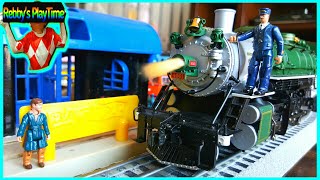 Cool Toy Trains With The Real Train Cars Funny Polar Express Electric Steam Train Videos For Kids [upl. by Aseek]