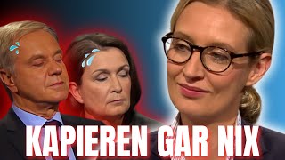 💥 Alice Weidel bringt Moderatoren zum SCHWEIGEN 💥 [upl. by Luht]