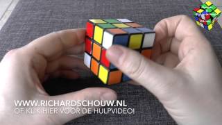 Rubiks Cube Oplossen  De makkelijkste manier Met website voor hulp  De eerste laag [upl. by Seftton]