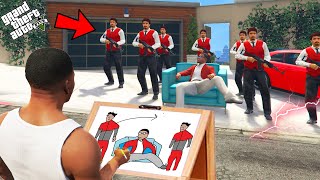 Franklin Uses Magical Painting To Become Gang Leader In Gta 5 [upl. by Nnaer325]